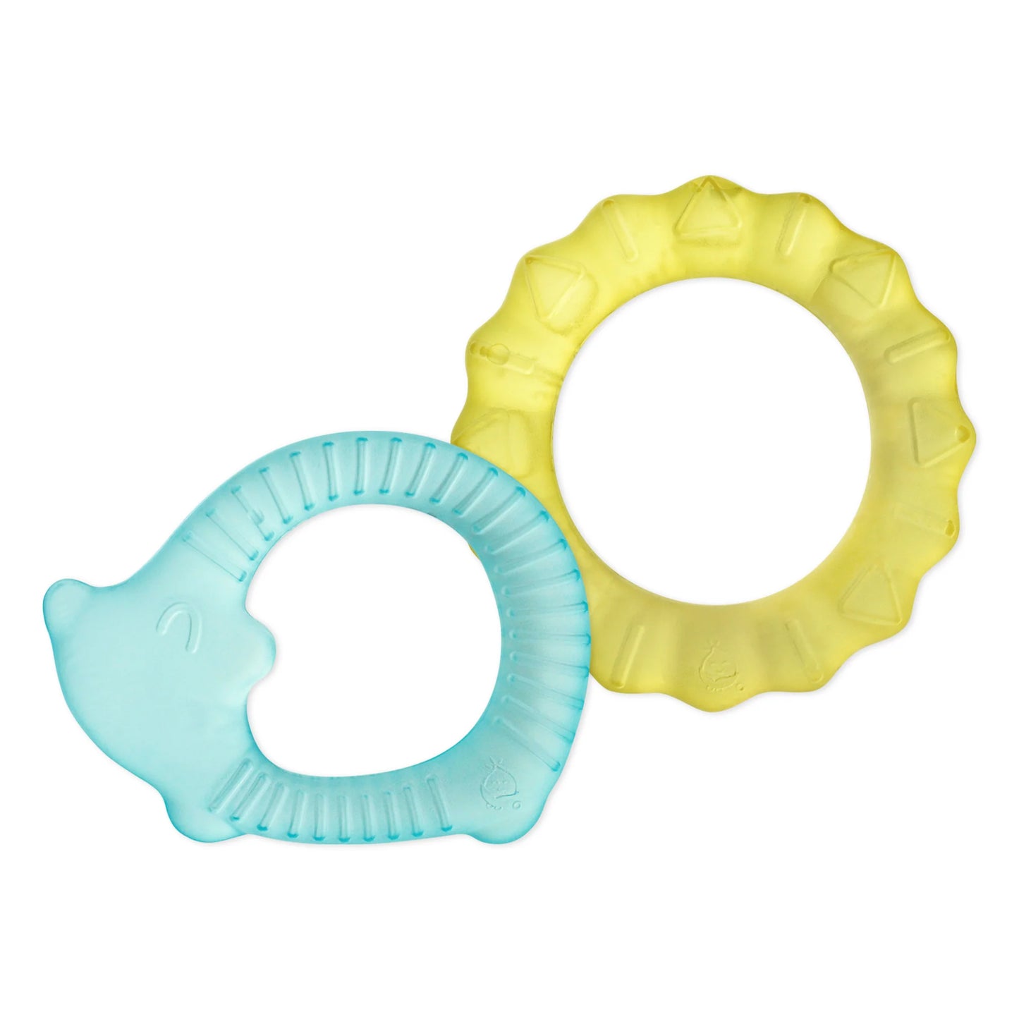 Cool Nature Teethers (2 pack) Yellow/Teal Set 3mo+