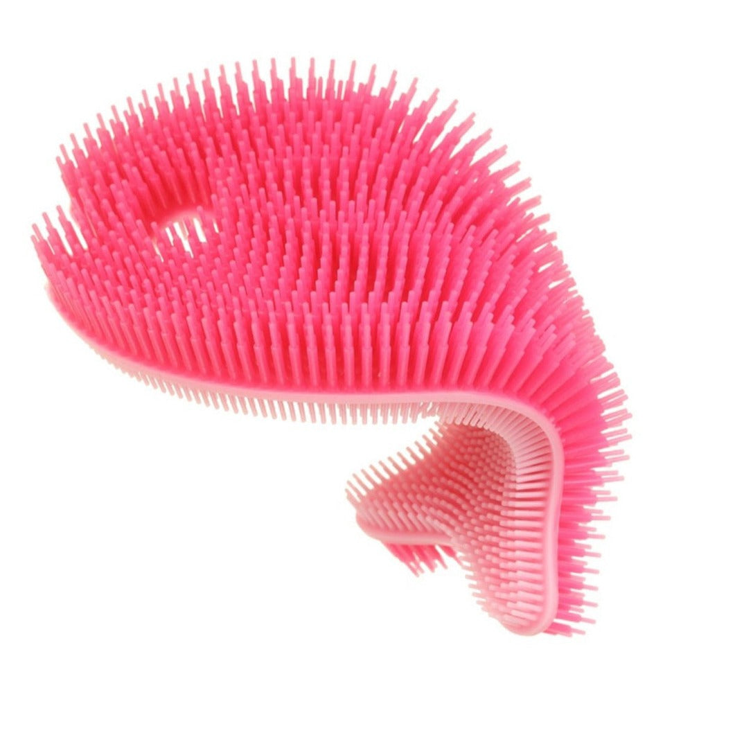Pink Fish Silicone Sensory Bath Scrub