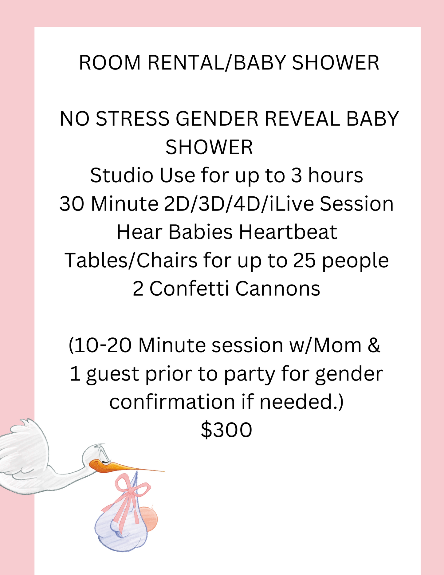 NO-STRESS GENDER REVEAL Baby Shower