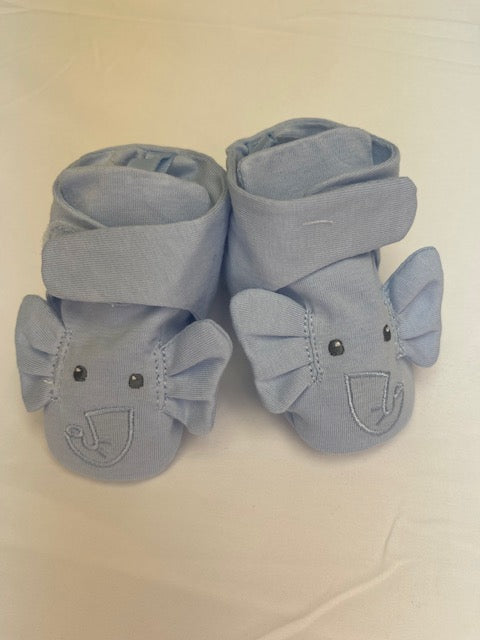 Baby Blue Elephant Booties
