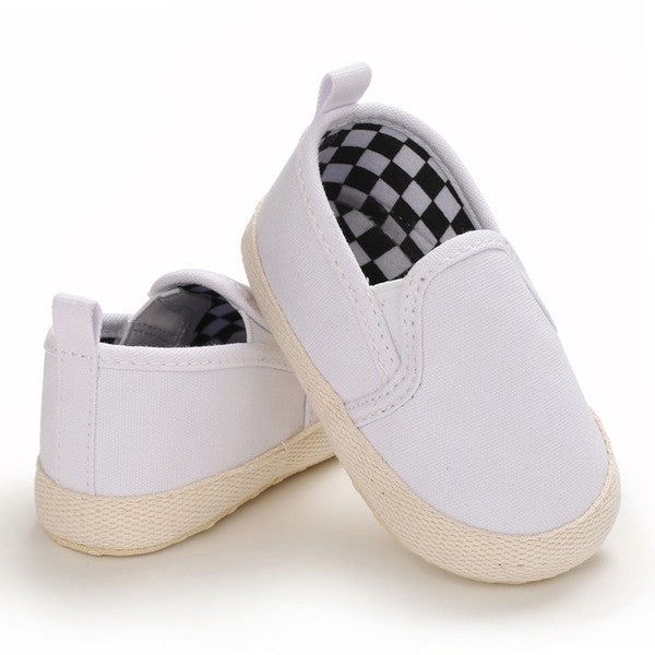 White Soft Sole Newborn Shoe