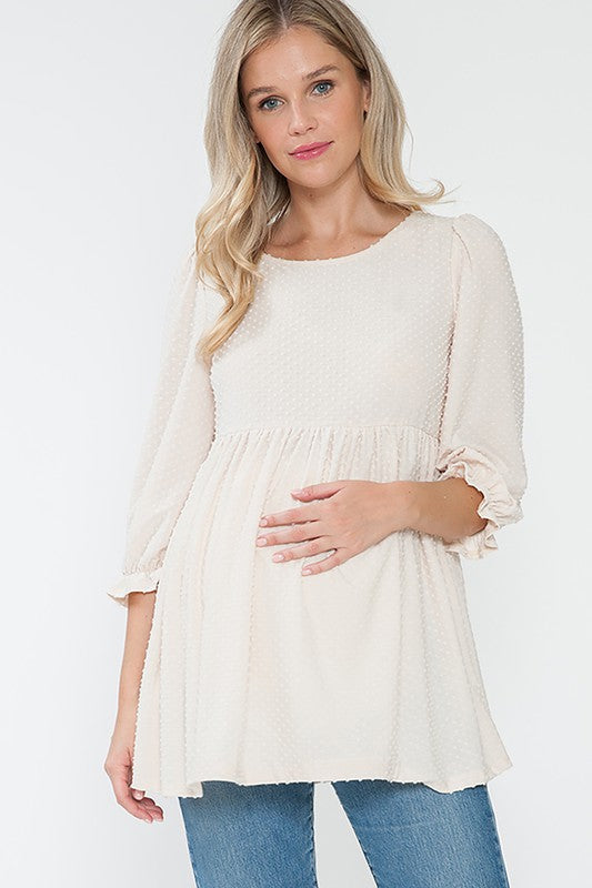 Baby Doll Top 3/4 Sleeve